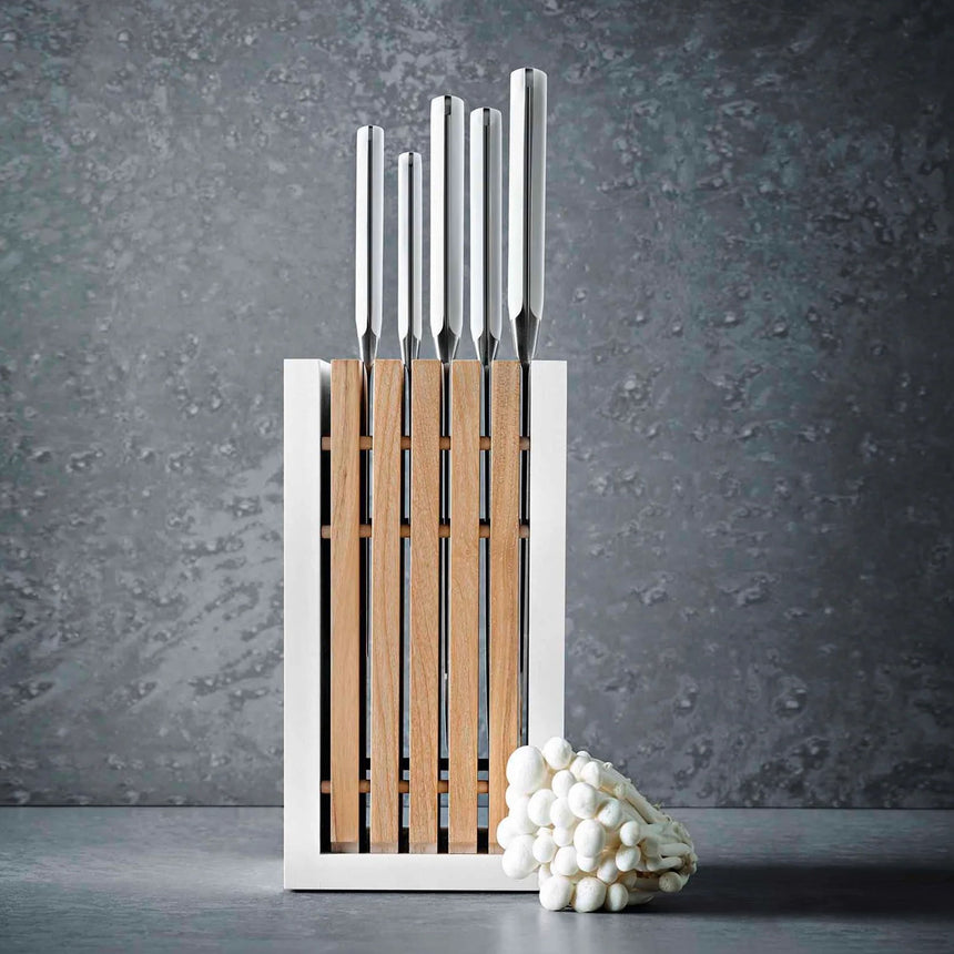 Wusthof Classic in White Slim Knife Block 6 Piece Knife Set - Image 02