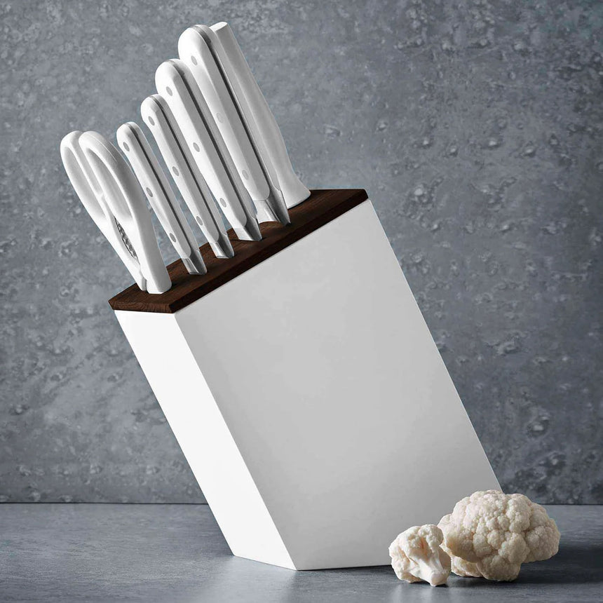 Wusthof Classic White Design Knife Block 7 Piece Set with Bread Knife - Image 02