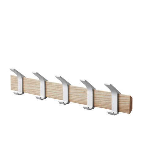 Yamazaki Rin Wall 5 Hook Coat Hanger Ash Wood - Image 01