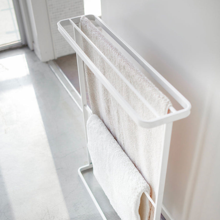 Yamazaki Tower Bath Towel Rack - Image 02