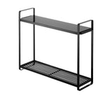 Yamazaki Tower 2 Tier Contertop Organiser Black - Image 01