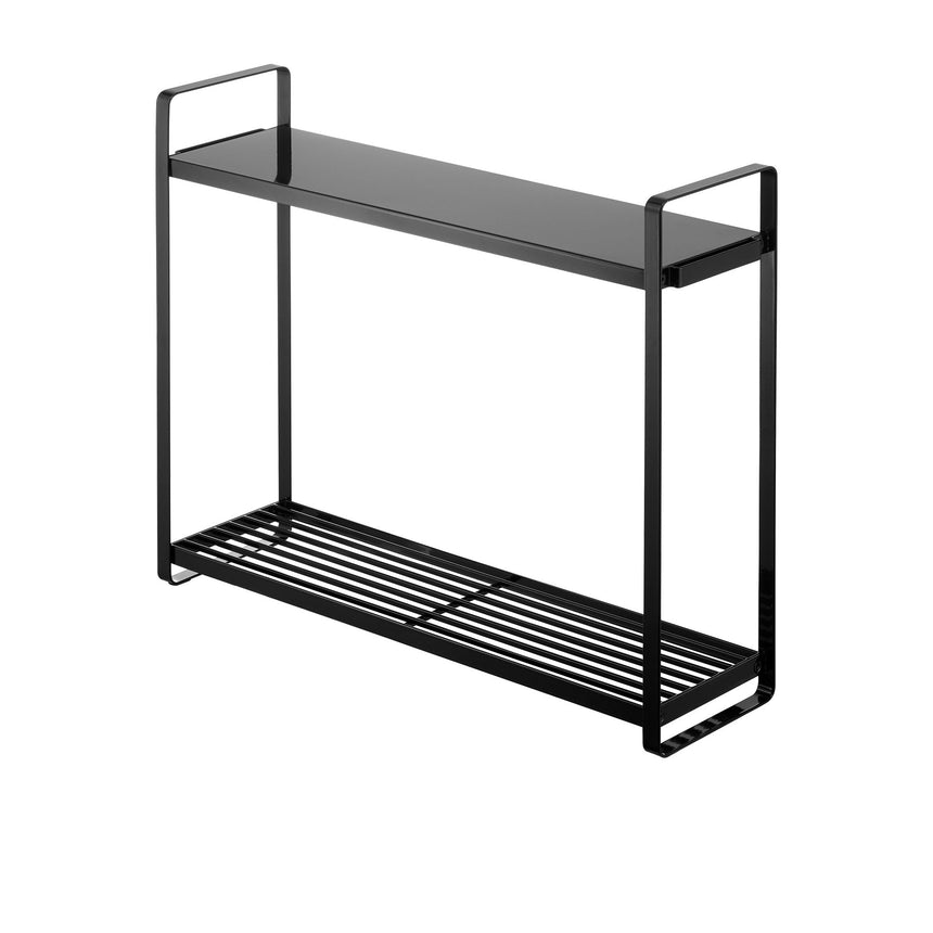 Yamazaki Tower 2 Tier Contertop Organiser Black - Image 01