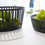 Yamazaki Tower Fruit Basket 22cm Black - Image 05