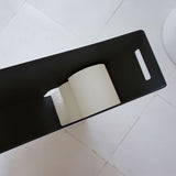 Yamazaki Tower Toilet Paper Stocker Black - Image 05