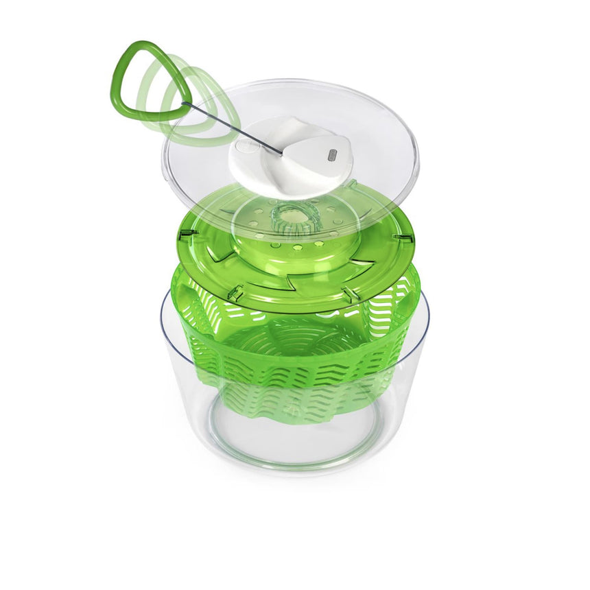 Zyliss Easy Spin 2 Small Salad Spinner Green - Image 03
