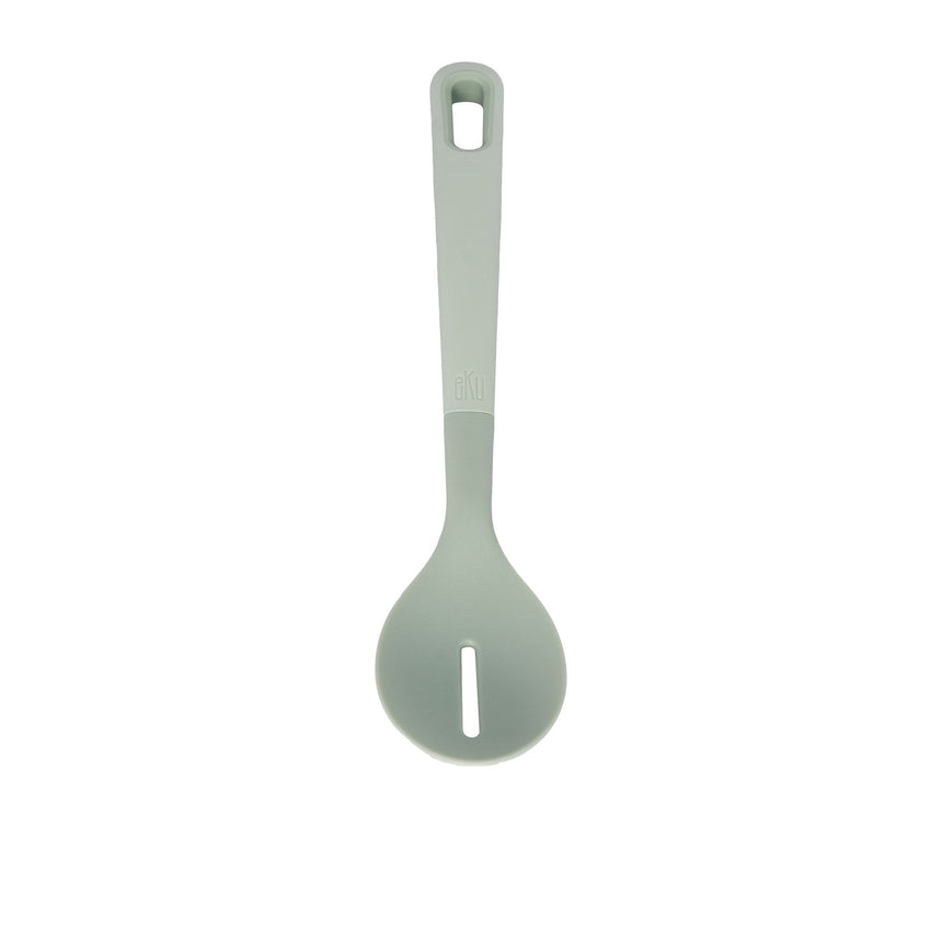 eKu Upcycle Slotted Spoon Avocado - Image 01