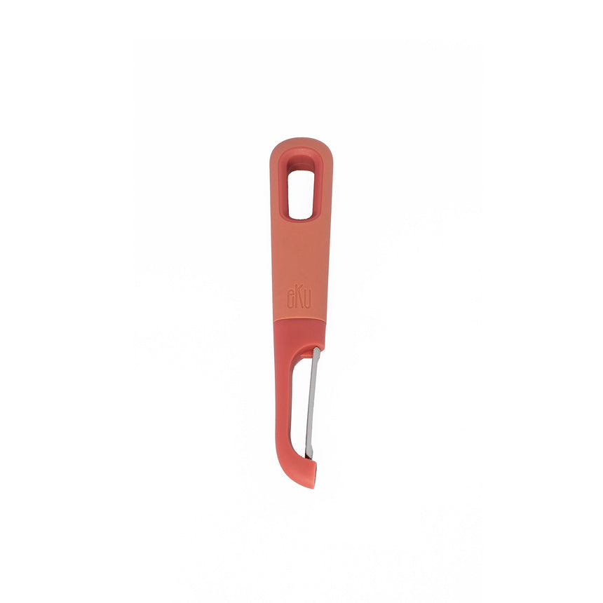 eKu Upcycle Swivel Peeler Salmon - Image 01