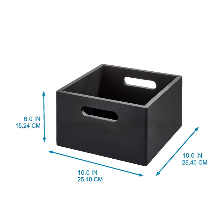 The Home Edit by iDesign Stacking All Purpose Bin Medium Matte Black - Image 06