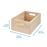 The Home Edit by iDesign Stacking All Purpose Bin Large Natural - Image 06