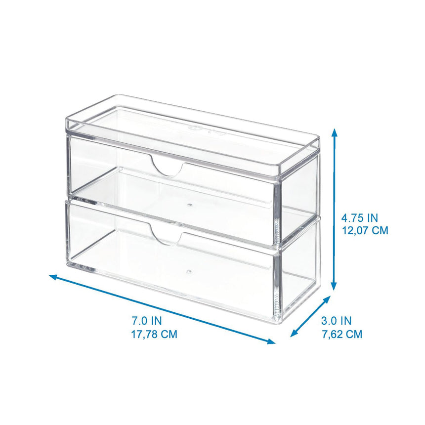 The Home Edit by iDesign Mini 2 Drawer Organiser - Image 05