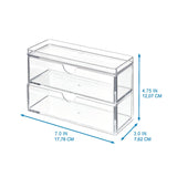 The Home Edit by iDesign Mini 2 Drawer Organiser - Image 06