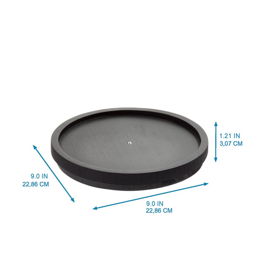 The Home Edit by iDesign Turntable 23cm Matte Black - Image 06