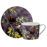 Ashdene Australian Wren Wattle Dance Cup and Saucer