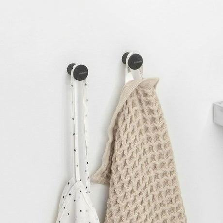 Brabantia Mindset Towel Hooks Set of 2 Mineral Infinite Grey