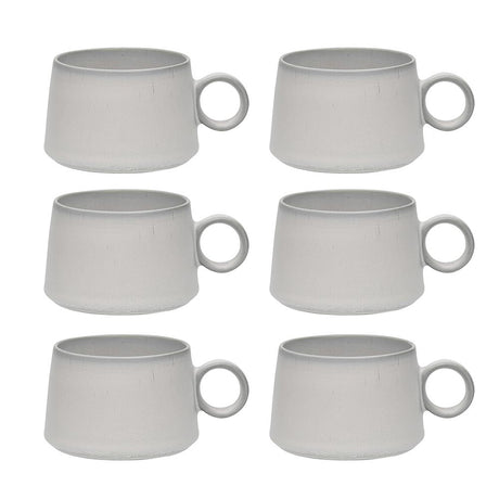 Ecology Earth Oyster Mug 380ml Set of 6