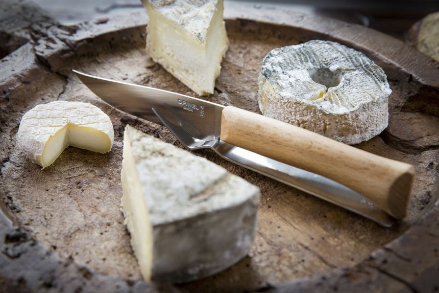 Opinel Cheese Set (Knife + Fork)